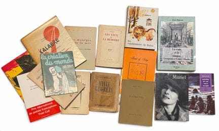 VERSCHIEDENE BÜCHER, EINIGE MIT WIDMUNG. LOS 1: „B