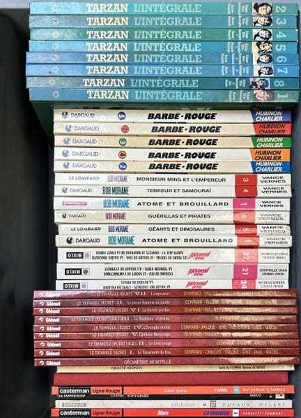 Set di fumetti che comprende Blake e Mortimer, Bla