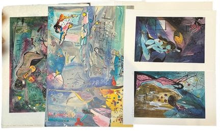 Sandra JAYAT (1939-2025). Serie di circa 40 litogr