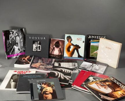 EROTICA. A collection of books on eroticism, inclu