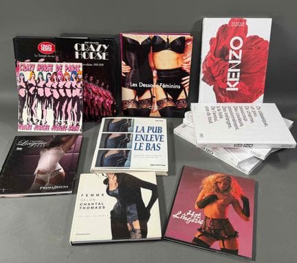 EROTICA. Set di libri tra cui *Crazy Horse*, *Les 