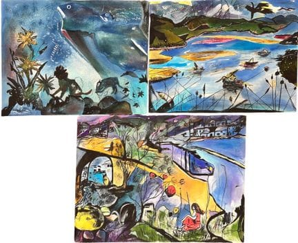 Sandra JAYAT (1939-2025). Tre grandi opere a inchi