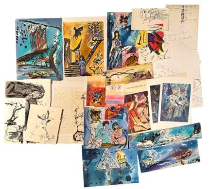 Sandra JAYAT (1939-2025). Raccolta di disegni, gua