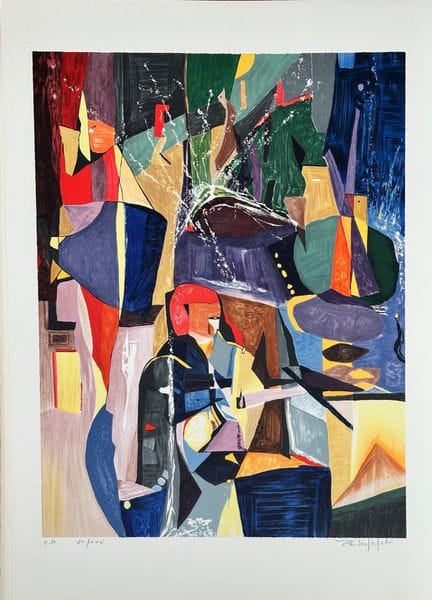 Sandra JAYAT (1939-2025). Impromptu nocturne. 28 l