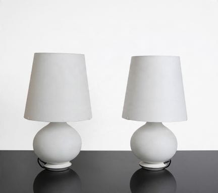 Max INGRAND per FONTANA ARTE
Coppia di lampade "18