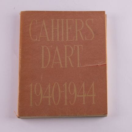 CAHIERS D'ART 1940-1944, Parigi, 1944, in-4, bross