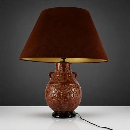 CHINE
Vase Hu de style archaïque en céramique émai