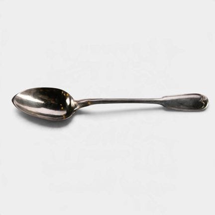 Eintopf-Löffel aus 950‰ Silber, Modell „Filet“, mi