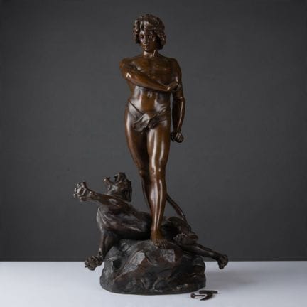 Louis POTET (1866–?)
Der Bezwinger des Löwen
Bronz