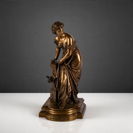 Eutrope BOURET (1833–1906) 
„Le rendez-vous“
Bronz