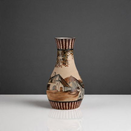 CIBOURE – FISCHER-Periode
Balustervase aus glasier
