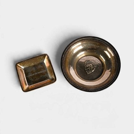 Set aus Sterlingsilber, bestehend aus einem mit ei