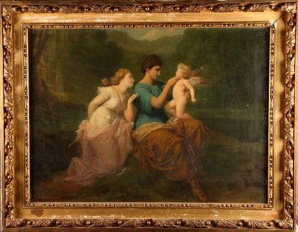 Henri Pierre PICOU (1824-1895) 
L'éducation de Cup