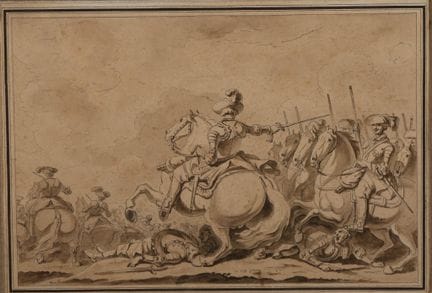 Philibert de LA RUE (Paris 1718 – 1780)
Scène de c