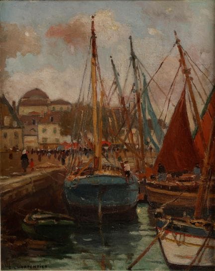 Georges CHARPENTIER (1846 - 1905)
"Le Croisic - Qu