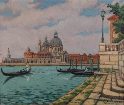 Henri LEJEUNE (1881-1961)
Grand canal à Venise, 19