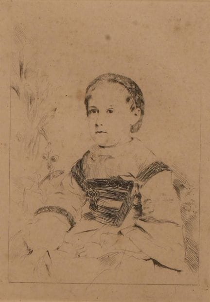 Edgar Degas (1834-1917)
Mlle Nathalie Wolkonska. 
