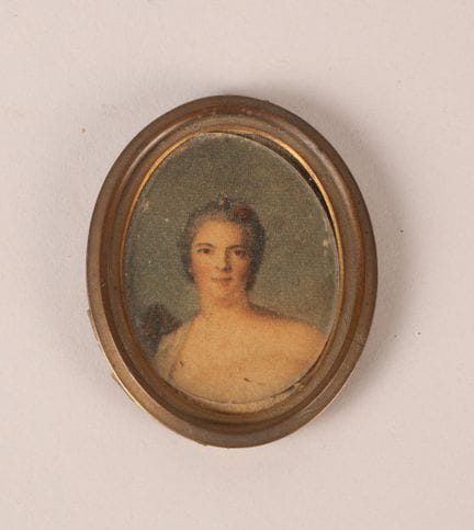 Ecole française du XIXème 
Portait de femme à la r