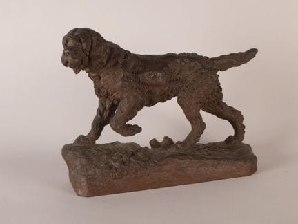 Charles VALTON (1851-1918)
"Marco", chien griffon 