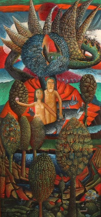 Aristide 
CAILLAUD
(1902-1990)
Adam et Eve ou le j