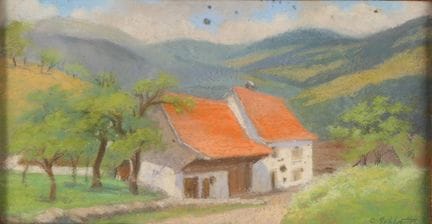 Ernst Emil SCHLATTER (1883-1954)
Ferme à Breitenba