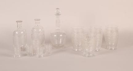 Cristallerie BACCARAT
Partie de service à liqueur 