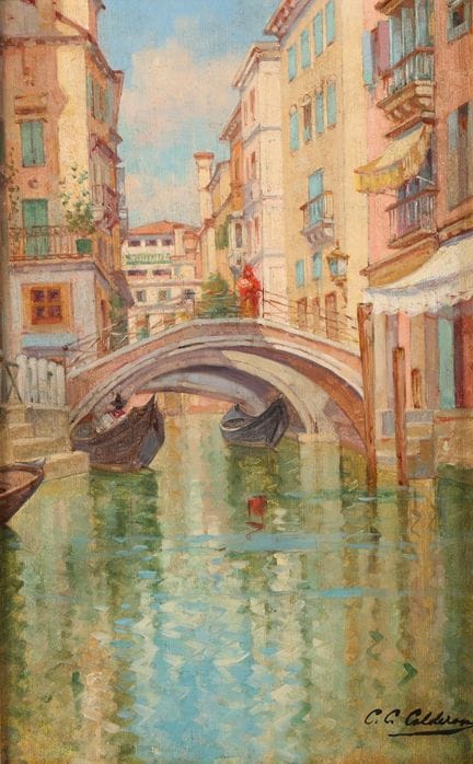Charles-Clément CALDERON (1870-1906)
Venise, le po