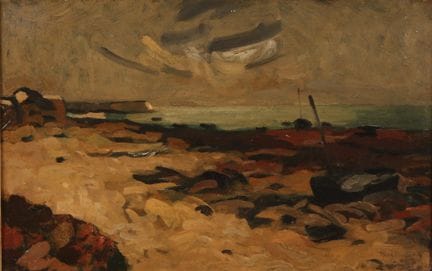 Abel BERTRAM (1871-1954)
A Marée basse
Huile sur p