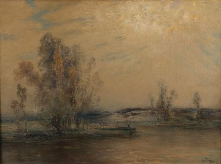 Henri Louis FOREAU (1866-1938)
L'homme à la barque