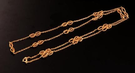 Sautoir en or jaune 18 carats (750 millièmes), alt