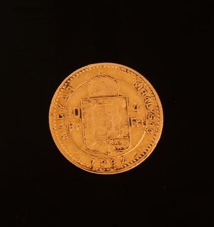 Hongrie 10 Francs or ou 4 Florint François - Josep