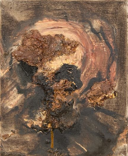 罗南·巴罗（1973年出生）
《虚荣》2017年 综合材料画布作品，背面签名并标注日期  27 x 