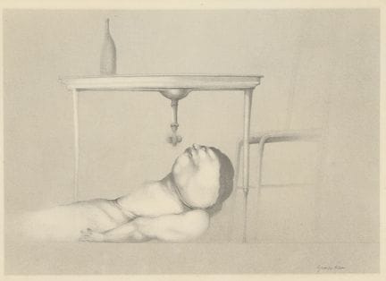 Georges Bru (1933–2023)
Tablecloth  Graphite on pa