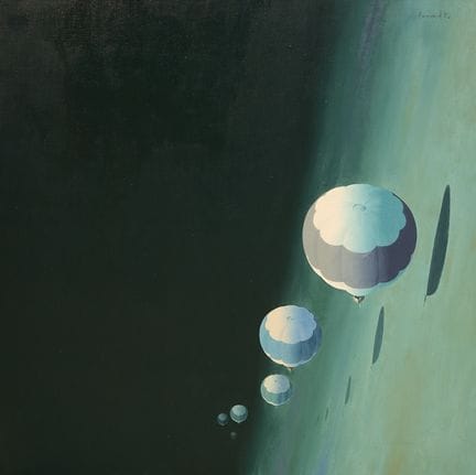 丹尼斯·弗雷蒙（生于1950年）
《流浪》（Errance Erro） 1980年 布面油画，右上角