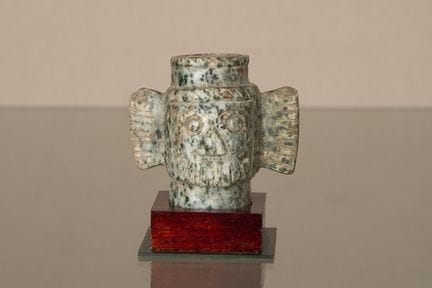 Mixtec Culture, Mexico
Head of Tlaloc  Carved and 
