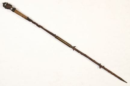 Poilu's Walking Stick, a memento of World War I. M