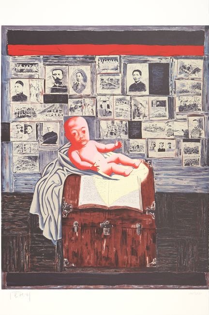 Zhang Xiaogang (nacido en 1958)
Génesis, lámina n.
