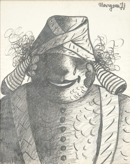 Maryan (1927-1977)
Senza titolo, 1971. Carboncino 
