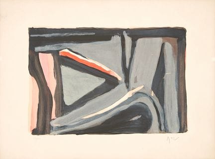 Bram Van Velde (1895-1981)
Composizione  Litografi
