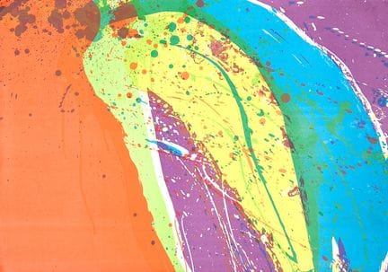 Walasse Ting (1929-2010)
Composición abstracta, 19
