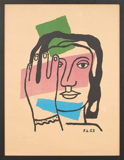 Fernand Léger (1881-1955)
Testa di donna 1953 Lito
