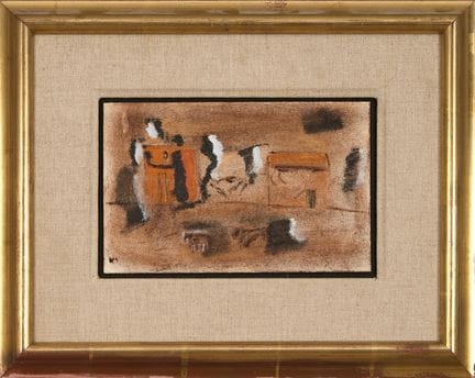 亨利·米肖（1899-1984）
作品  油画布面，左下角有签名缩写，裱贴于木板上，14 × 22 