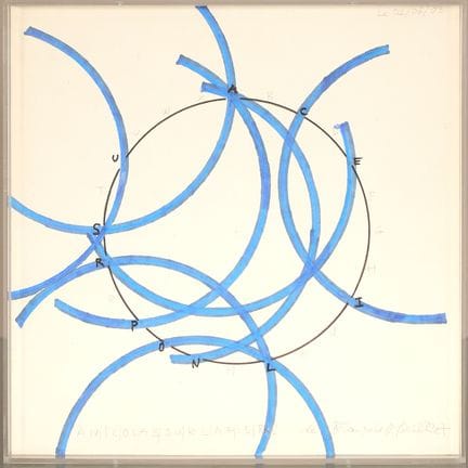 François Morellet (1926-2016)
Senza titolo (Alfabe