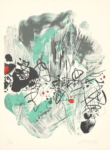 Chu Teh-Chun (1920-2014)
Composizione  Litografia 