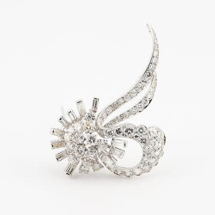 Édouard Avanozian (1937-2018)
Broche  En or blanc 