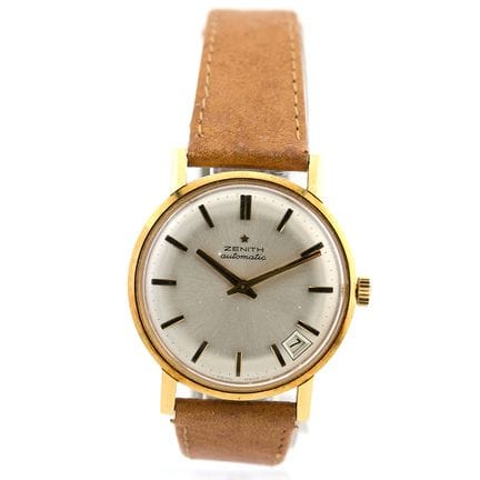 Zénith
Montre circa 1971 Boîtier rond en or jaune 