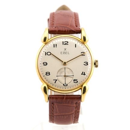 Ebel
Montre circa 1956 Boîtier rond en or jaune 18