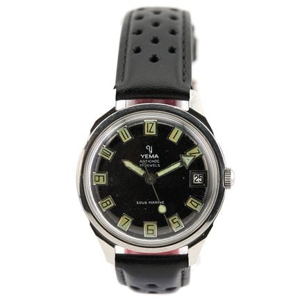 Yema
Montre Sous Marine  Boîtier rond en acier cad