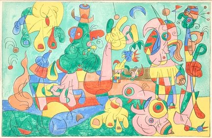 Joan Miró (1893-1983)
Le Banquet, planche II de la