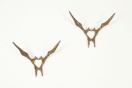 Félix Agostini (1910-1980)
Paire d'appliques Amour